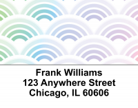 Pastel Arcs Address Labels | LBEVC-11