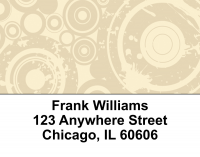 Round Rhapsody Address Labels | LBEVC-12