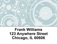 Round Rhapsody Address Labels | LBEVC-12