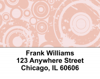 Round Rhapsody Address Labels | LBEVC-12