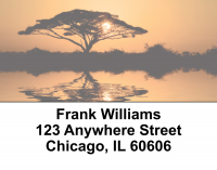 Sunset Silhouettes Address Labels | LBEVC-14