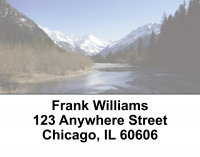 Mountain Views Address Labels | LBEVC-17