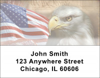 American Eagle Pride Address Labels | LBEVC-21