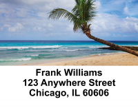 Beachfront Views Address Labels | LBEVC-26