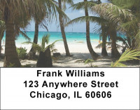 Beachfront Views Address Labels | LBEVC-26