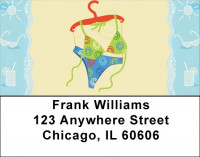 Bikini Beach Address Labels | LBEVC-29