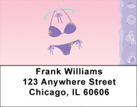 Bikini Beach Address Labels | LBEVC-29