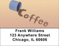Coffee Checks Address Labels | LBEVC-43