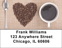 Coffee Checks Address Labels | LBEVC-43