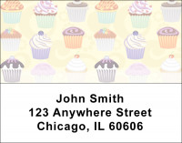 Colorful Cupcakes Address Labels | LBEVC-44