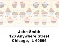 Colorful Cupcakes Address Labels | LBEVC-44