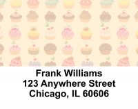 Colorful Cupcakes Address Labels | LBEVC-44
