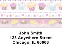 Colorful Cupcakes Address Labels | LBEVC-44