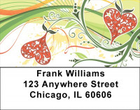 Creeping Hearts Address Labels | LBEVC-46
