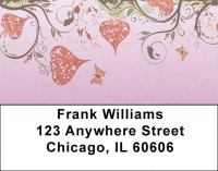 Creeping Hearts Address Labels | LBEVC-46