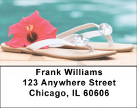 Flip Flop Fun Address Labels | LBEVC-55