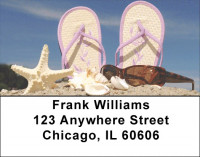 Flip Flop Fun Address Labels | LBEVC-55