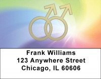 Gay Pride Symbols Address Labels | LBEVC-58