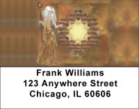 Golden Fairies Address Labels | LBEVC-59