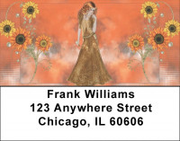 Golden Fairies Address Labels | LBEVC-59