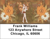 Golden Fairies Address Labels | LBEVC-59