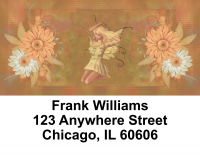 Golden Fairies Address Labels | LBEVC-59