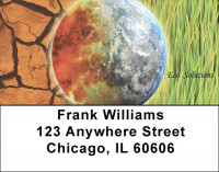 Green Living Address Labels | LBEVC-60