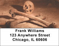 Skull Bones Address Labels | LBEVC-88
