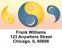 Sun & Moon Address Labels | LBEVC-90