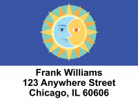Sun & Moon Address Labels | LBEVC-90