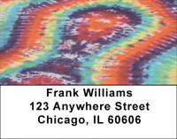 Tickled by Tie Dye Address Labels | LBEVC-91