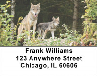 Watchful Wolves Address Labels | LBEVC-94