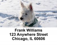 Westie Dog Address Labels | LBEVC-97