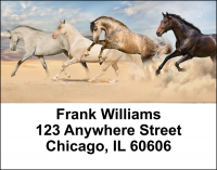 Wild Horses Address Labels | LBEVC-99