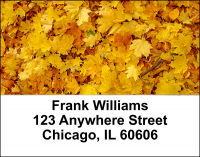 Fall Leaves Address Labels | LBFUN-76