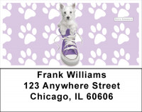 Pups in Chucks Keith Kimberlin Address Labels | LBKKM-02