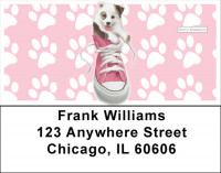 Pups in Chucks Keith Kimberlin Address Labels | LBKKM-02