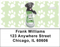 Pups in Chucks Keith Kimberlin Address Labels | LBKKM-02