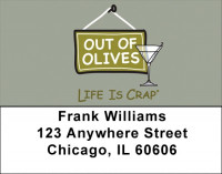 Alcohol Problems Liquor Life Is Crap Address Labels | LBLIC-13