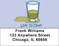 Alcohol Problems Liquor Life Is Crap Address Labels | LBLIC-13