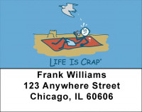Animal Annoyances Life Is Crap Address Labels | LBLIC-15