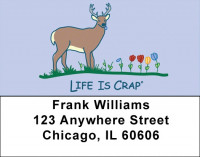 Animal Annoyances Life Is Crap Address Labels | LBLIC-15
