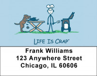 With My Dog Life Is Crap Address Labels | LBLIC-17