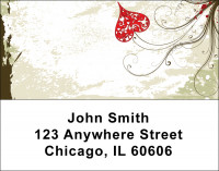 Grunge Hearts Address Labels | LBLOV-11
