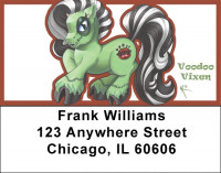 My Little Demon - Purple and Green Demons Address Labels | LBMLD-20