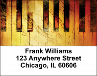 Pianos Address Labels | LBMUS-05