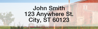 Country Barn Address Labels  | LBNATC-16