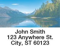 Tranquil Lake Address Labels | LBSCEC-77