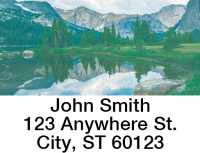 Tranquil Lake Address Labels | LBSCEC-77