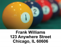 Billiard Address Labels | LBSPO-02